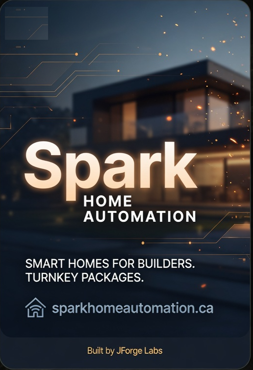 Spark Home Automation — smart homes for builders — sparkhomeautomation.ca